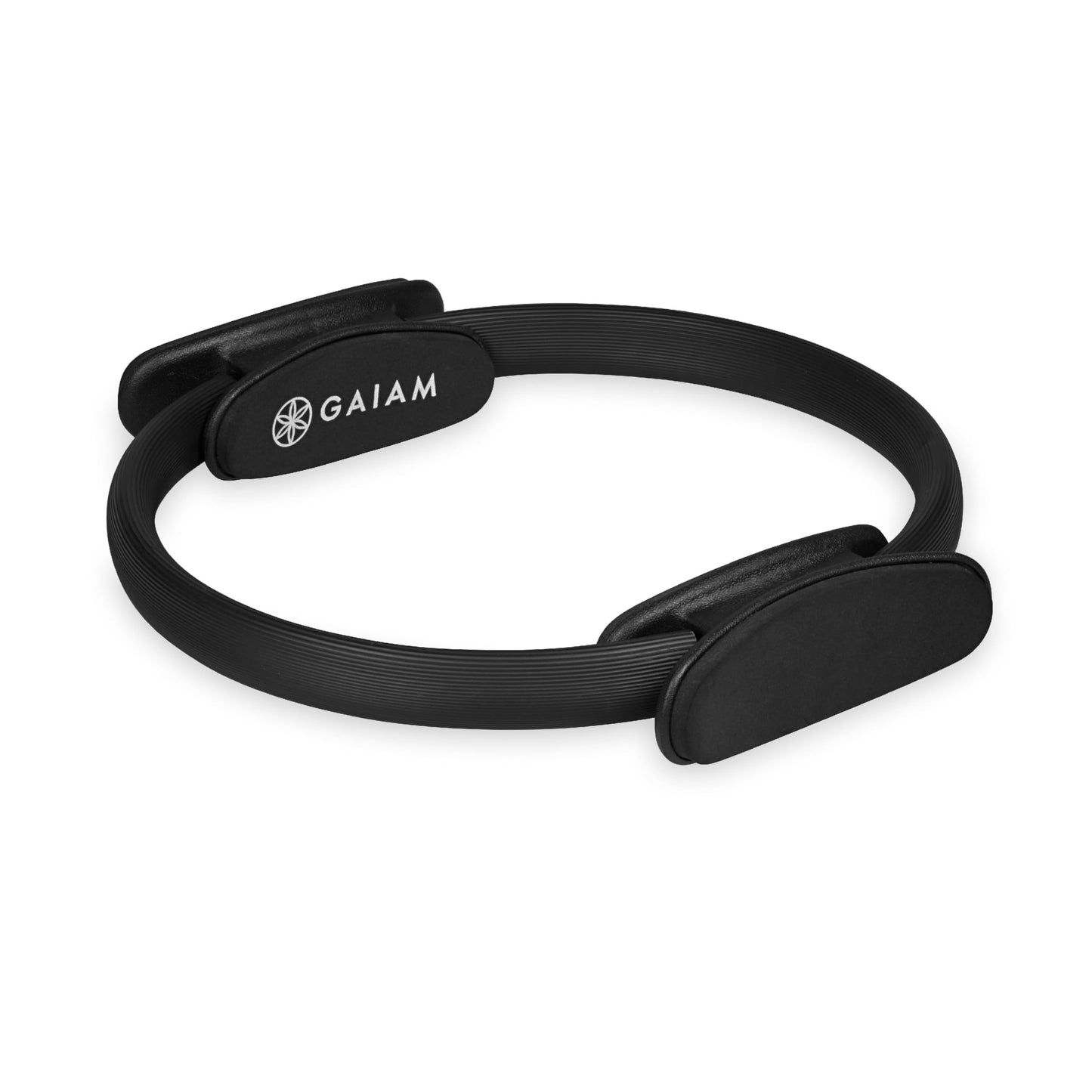 Gaiam Pilates Ring Fitness Circle - Lightweight & Durable Foam Padded Handles, Flexible Resistance Exercise Equipment for Toning Arms, Thighs/Legs & Core