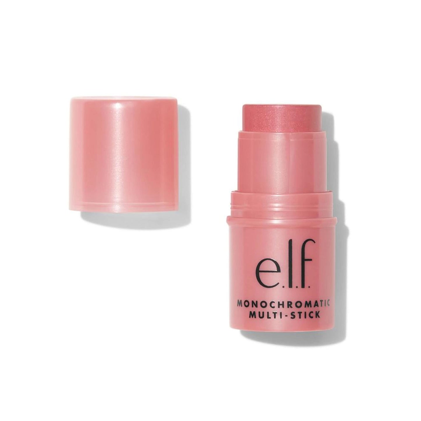 e.l.f. Monochromatic Multi Stick, Luxuriously Creamy & Blendable Color, For Eyes, Lips & Cheeks, Glistening Peach, 0.17 Oz (5g)