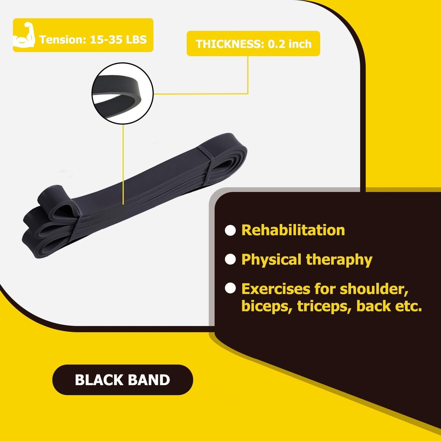 Pull Up Bands, Resistance Bands, Pull Up Assistance Band Resistance Exercise Bands for Men & Women Working Out, Body Stretching, Physical Therapy, Muscle Training