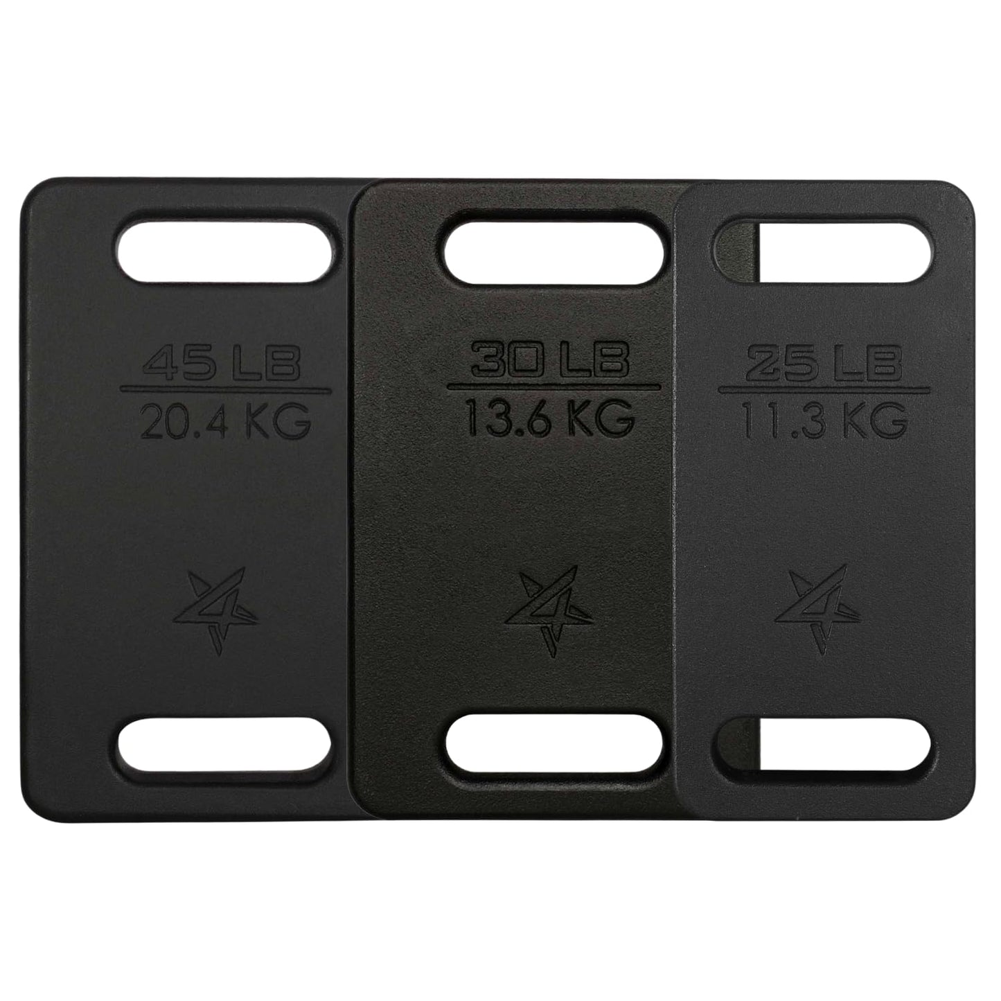 Yes4All Cast Iron Ruck Weight, Weighted Plate for Rucking, Swings, Squat, Strength Training - Multiple Weights: 10LB to 45LB