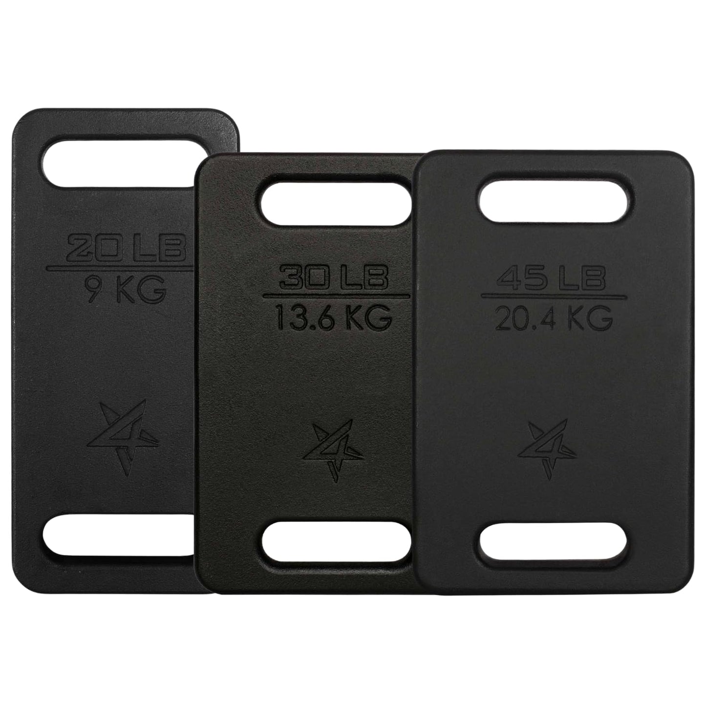 Yes4All Cast Iron Ruck Weight, Weighted Plate for Rucking, Swings, Squat, Strength Training - Multiple Weights: 10LB to 45LB