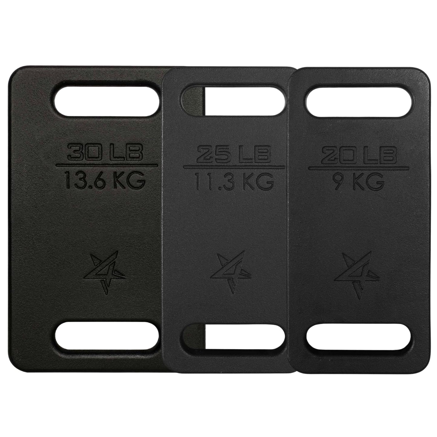 Yes4All Cast Iron Ruck Weight, Weighted Plate for Rucking, Swings, Squat, Strength Training - Multiple Weights: 10LB to 45LB