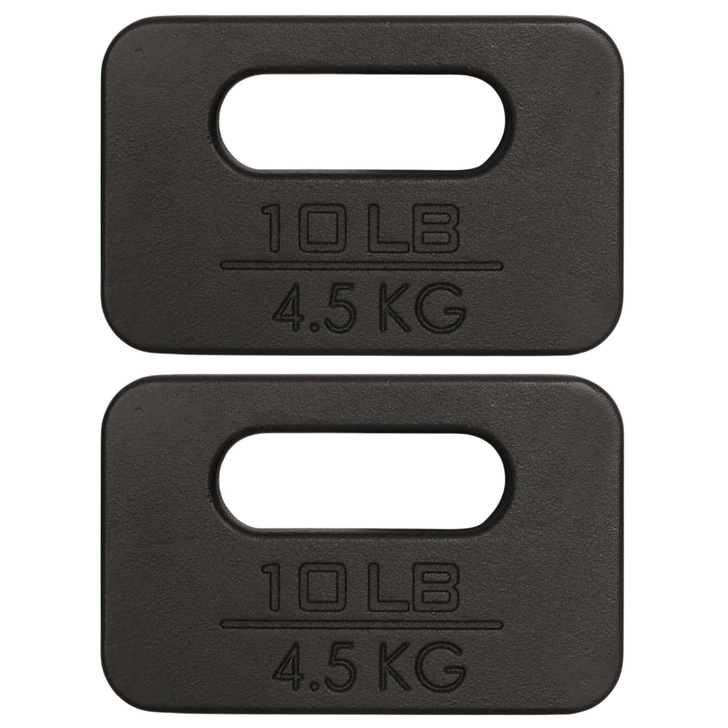 Yes4All Cast Iron Ruck Weight, Weighted Plate for Rucking, Swings, Squat, Strength Training - Multiple Weights: 10LB to 45LB
