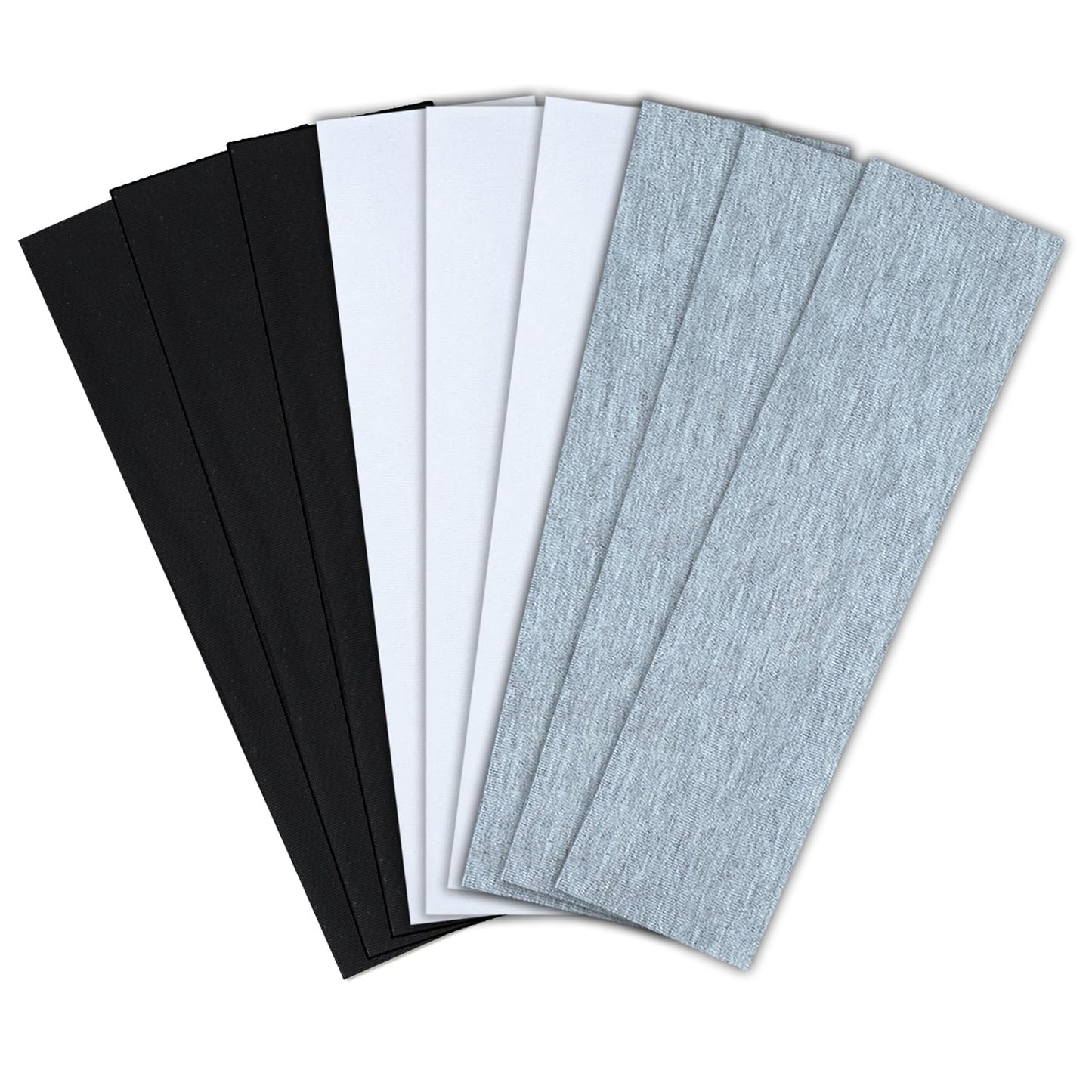 9Pcs Headbands for women Non Slip Headband, Soft Elastic Hair Bands for Women's Hair, Fashion Cotton Cloth Stretchy Sweat Bands Headbands for Sports, Makeup, Gym, Running, Yoga, Workout (9Colors-A)