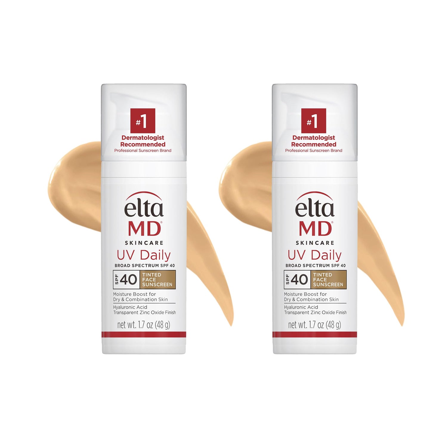 EltaMD UV Daily SPF 40 Tinted Face Sunscreen Moisturizer, Tinted Moisturizer for Face with SPF, Great for Dry, Combination, and Normal Skin