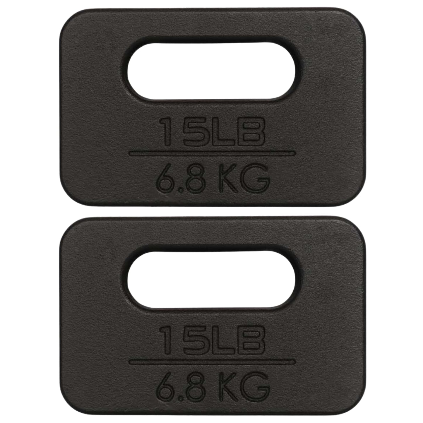 Yes4All Cast Iron Ruck Weight, Weighted Plate for Rucking, Swings, Squat, Strength Training - Multiple Weights: 10LB to 45LB