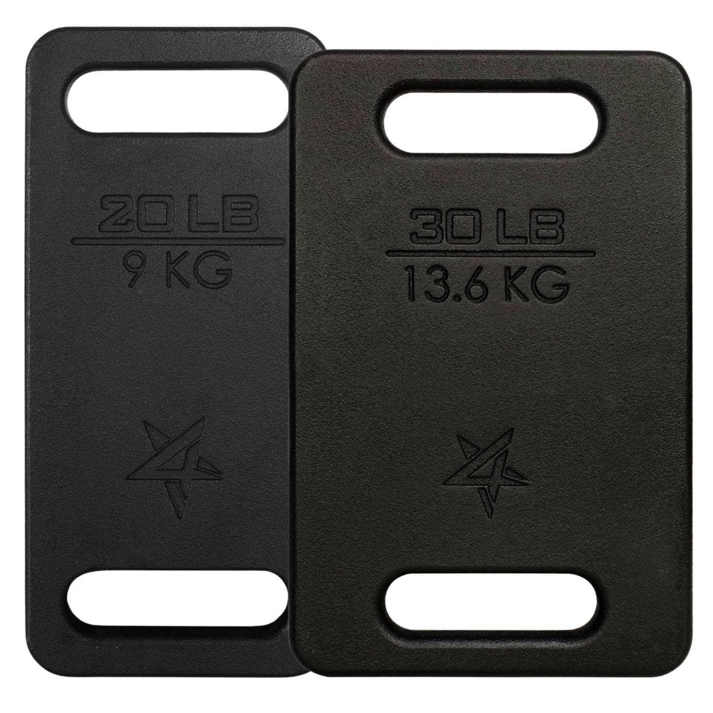 Yes4All Cast Iron Ruck Weight, Weighted Plate for Rucking, Swings, Squat, Strength Training - Multiple Weights: 10LB to 45LB