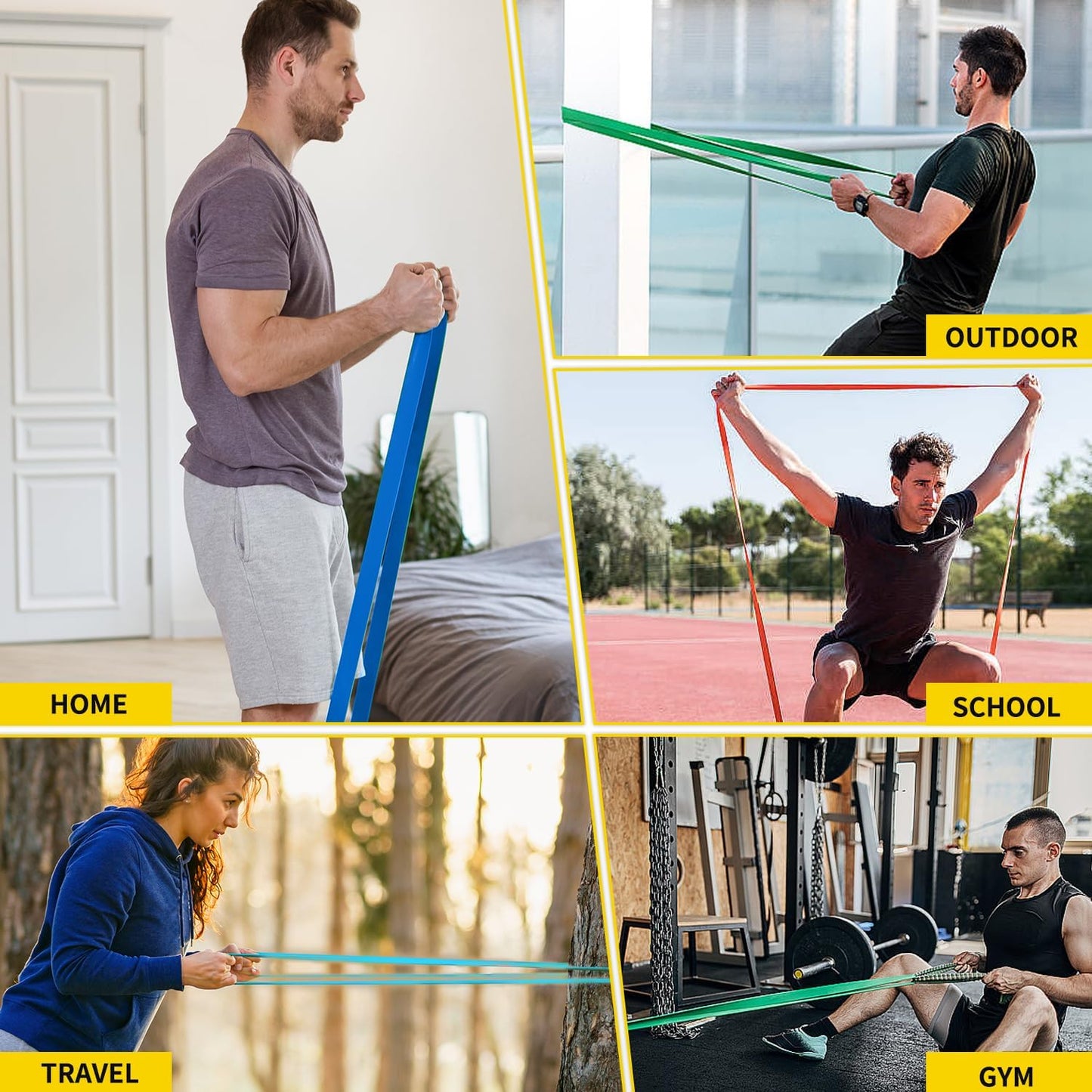 Pull Up Bands, Resistance Bands, Pull Up Assistance Band Resistance Exercise Bands for Men & Women Working Out, Body Stretching, Physical Therapy, Muscle Training