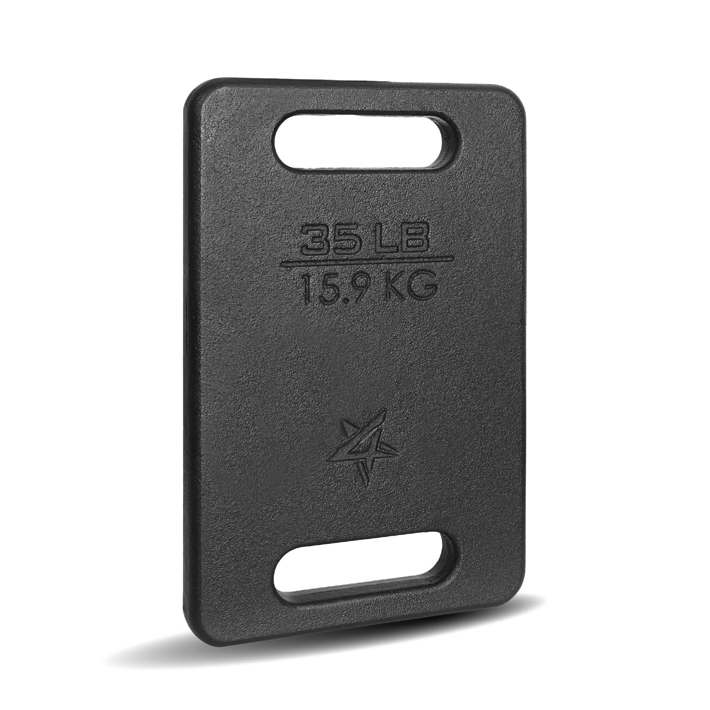 Yes4All Cast Iron Ruck Weight, Weighted Plate for Rucking, Swings, Squat, Strength Training - Multiple Weights: 10LB to 45LB