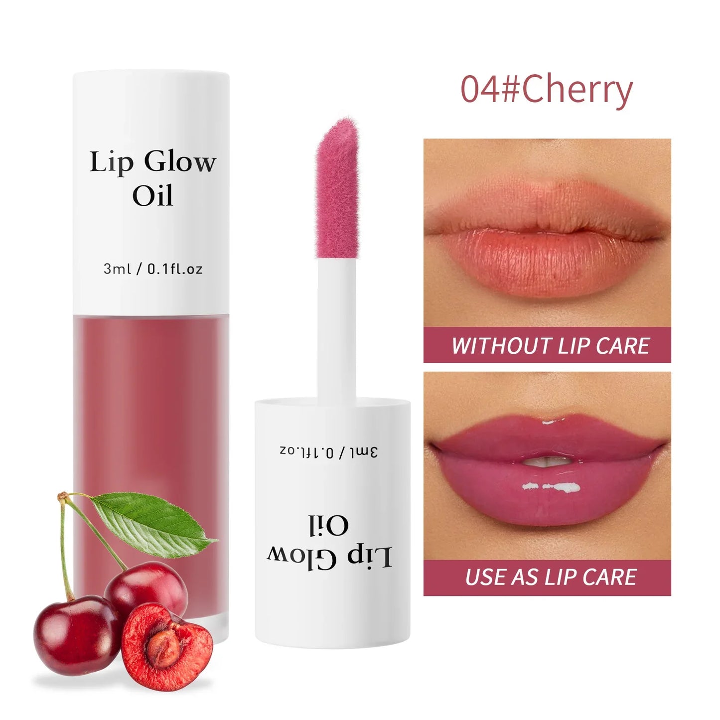Moisturizing Lip Oil Gloss – Long-Lasting Jelly Tint for Shiny, Hydrated Lips