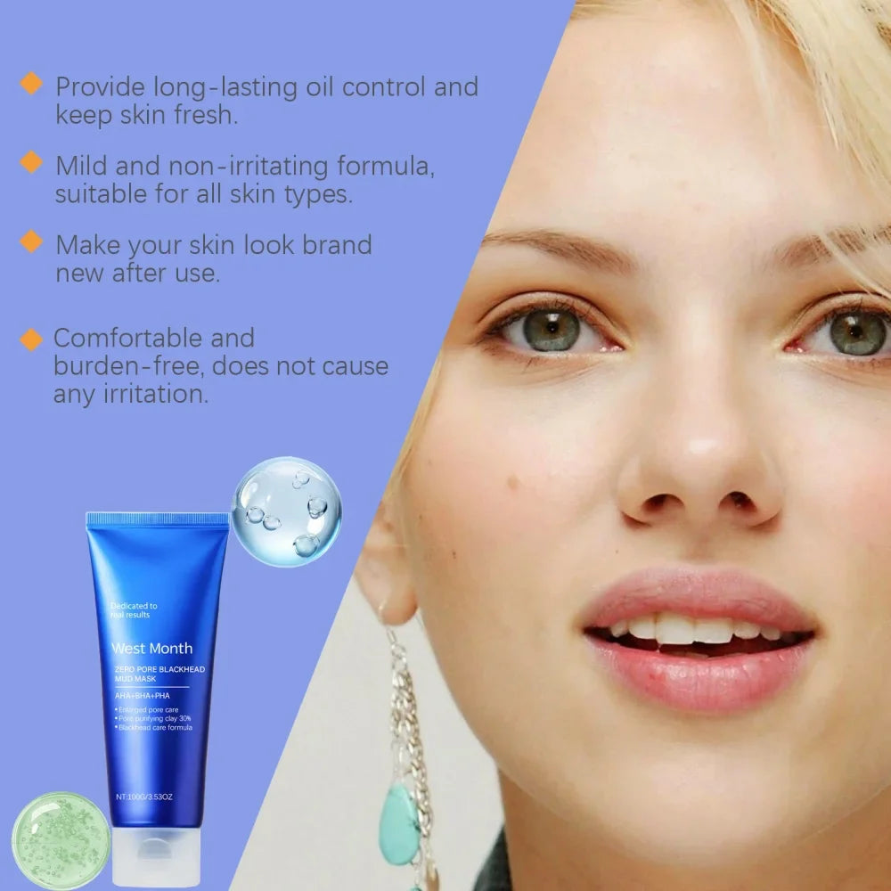 Blackhead Removal Mud Mask for Deep Pore Cleansing