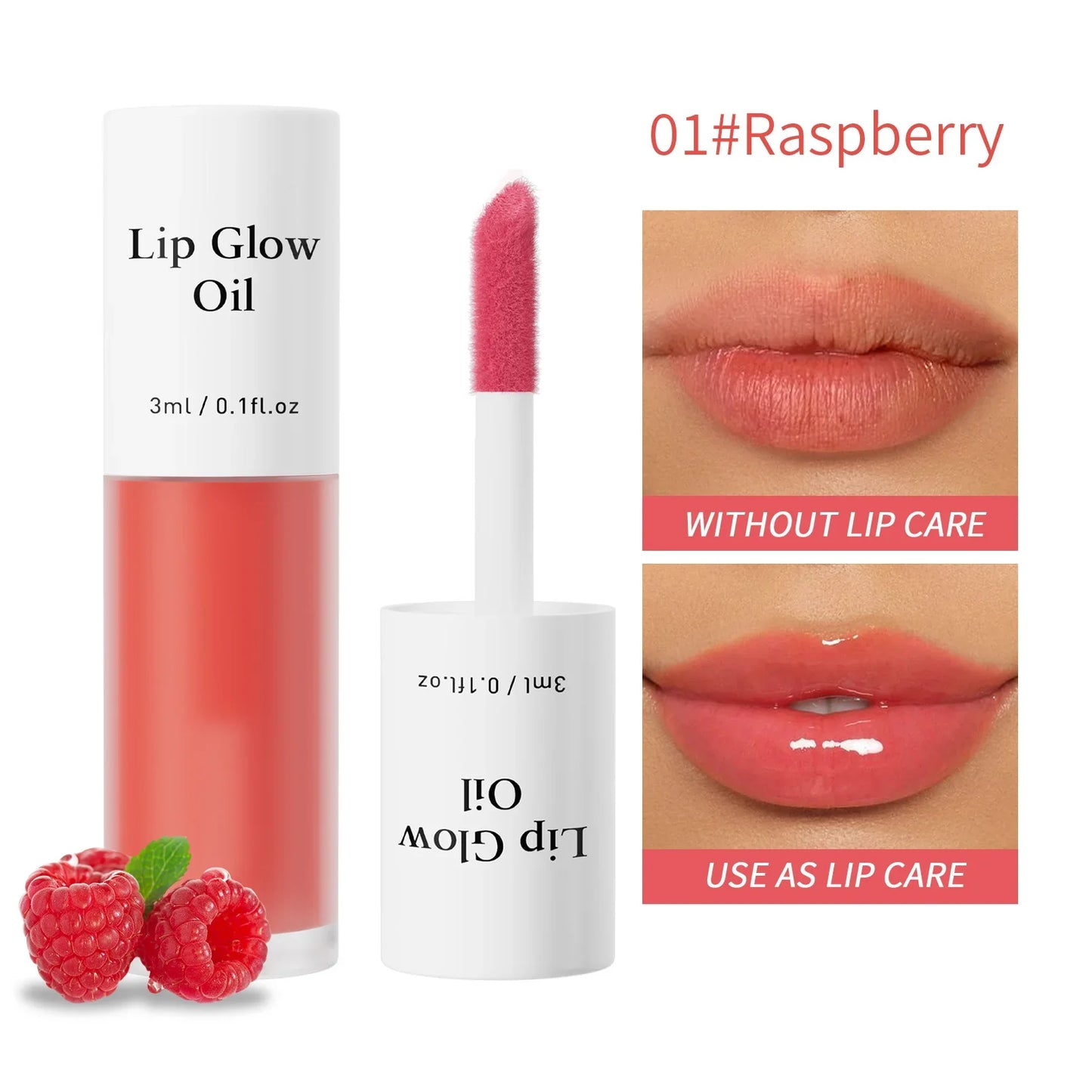 Moisturizing Lip Oil Gloss – Long-Lasting Jelly Tint for Shiny, Hydrated Lips