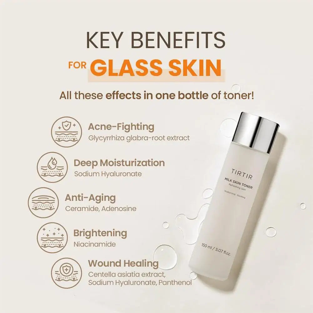 150ml Milk Toner – Deep Moisturizing & Brightening for Skin