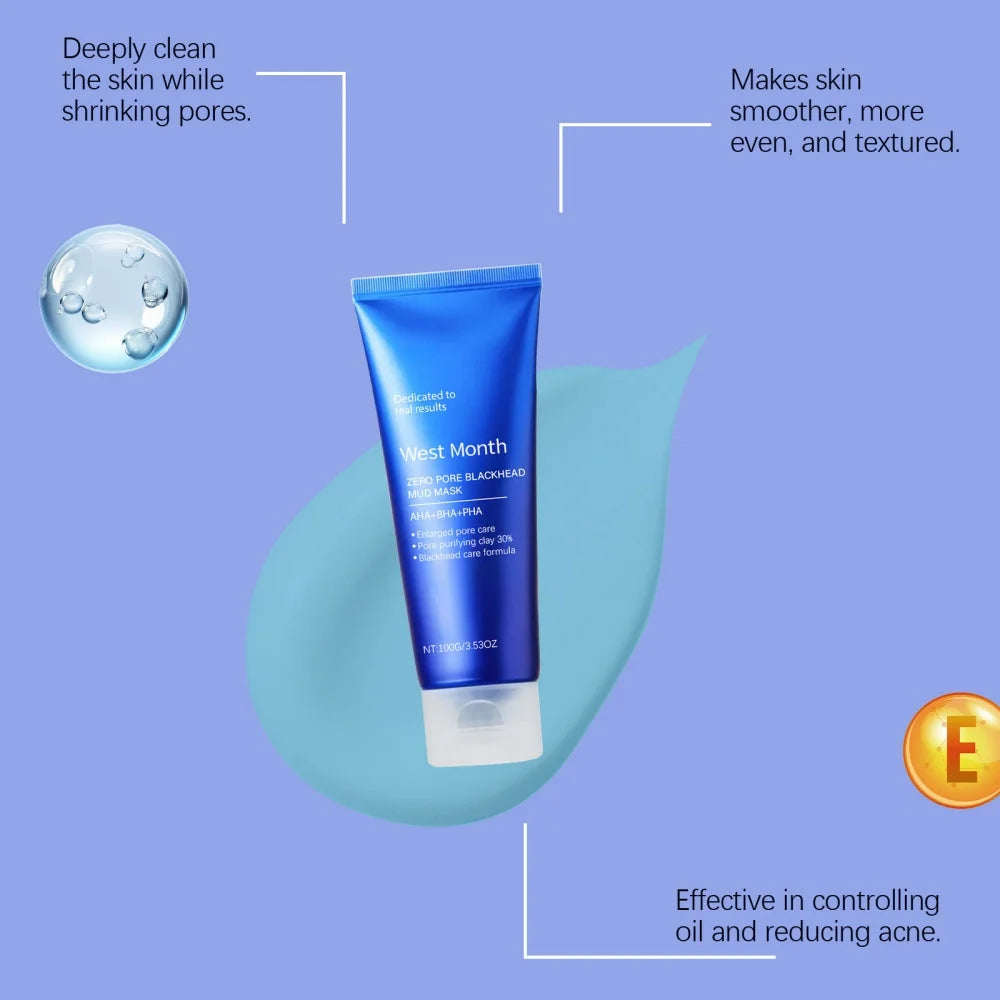 Blackhead Removal Mud Mask for Deep Pore Cleansing