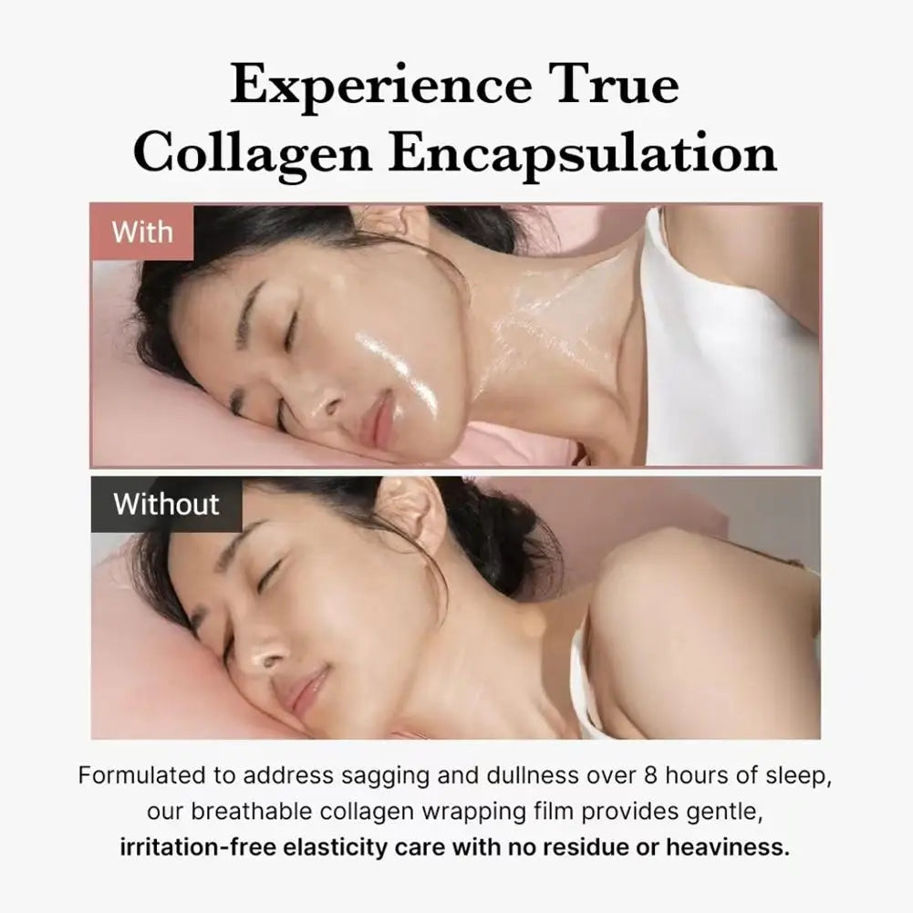 Collagen Overnight Peel-Off Mask 75ml – Deep Hydration Korean Night Cream