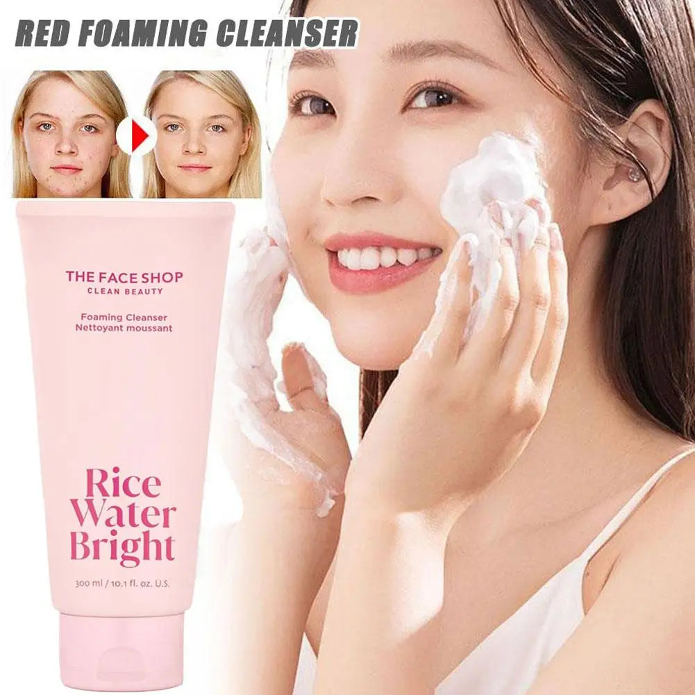 Rice Foaming Face Cleanser – Deep Pore Cleansing, Oil Control & Hydration (150ml)