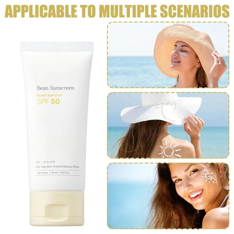 Facial Sunscreen SPF50 – Lightweight, Non-Greasy Protection for Active Skin (50ml)
