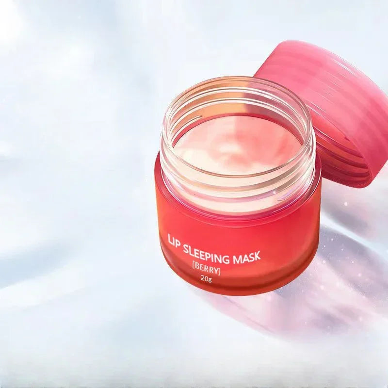 Strawberry Lip Sleep Mask – Deep Moisturizing Night Lip Care