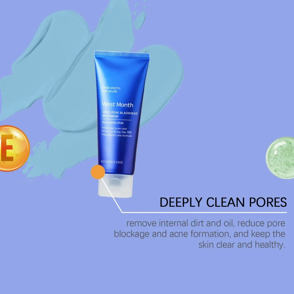 Blackhead Removal Mud Mask for Deep Pore Cleansing