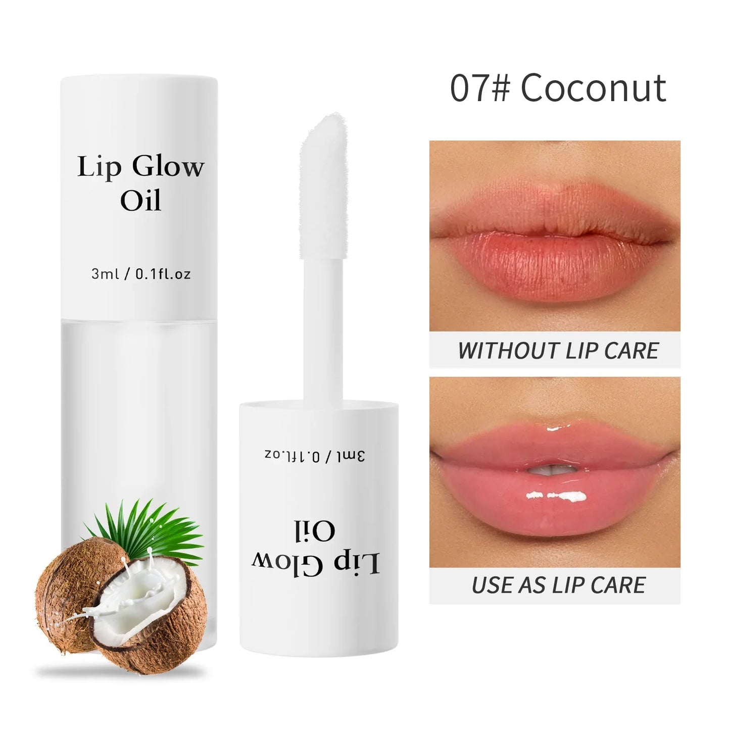 Moisturizing Lip Oil Gloss – Long-Lasting Jelly Tint for Shiny, Hydrated Lips