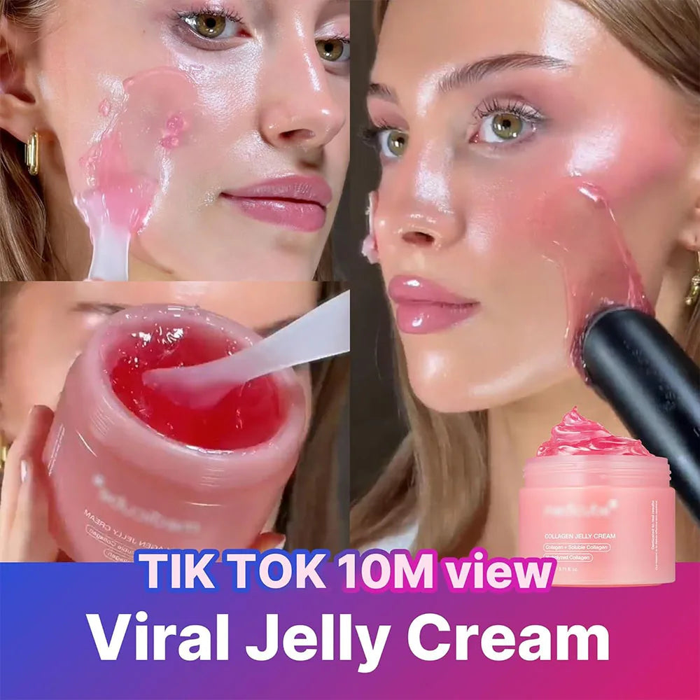 Hydrating Collagen Jelly Cream – Korean Glass Skin Moisturizer (110ml)