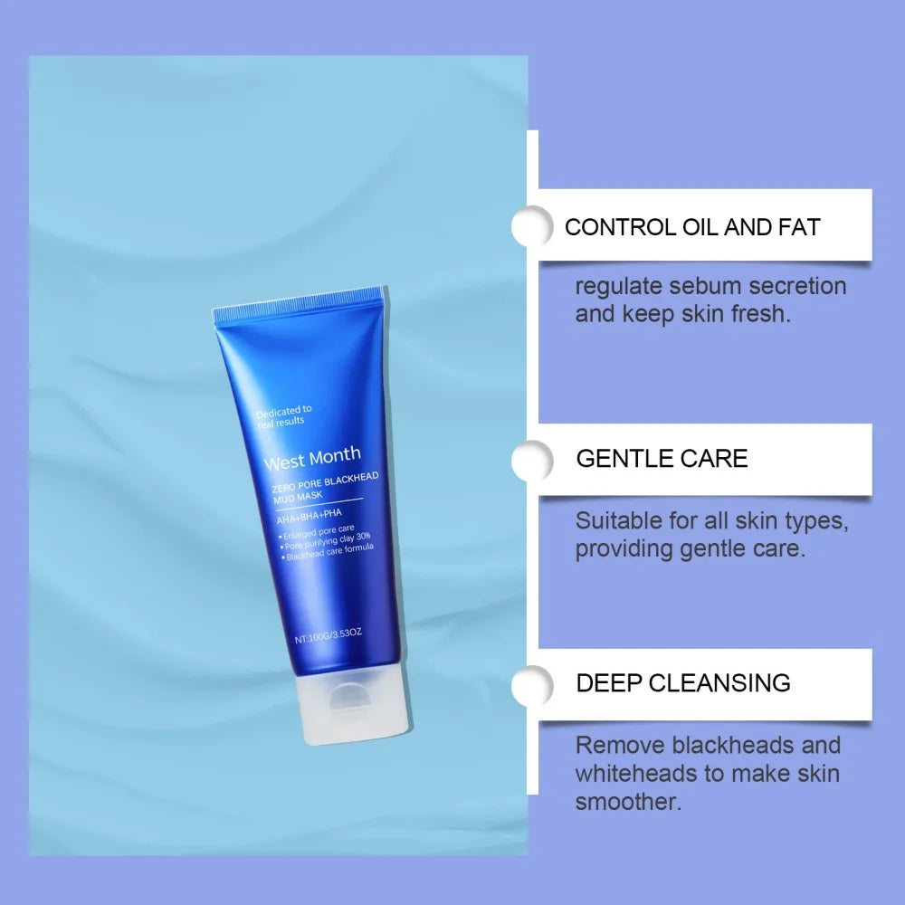 Blackhead Removal Mud Mask for Deep Pore Cleansing