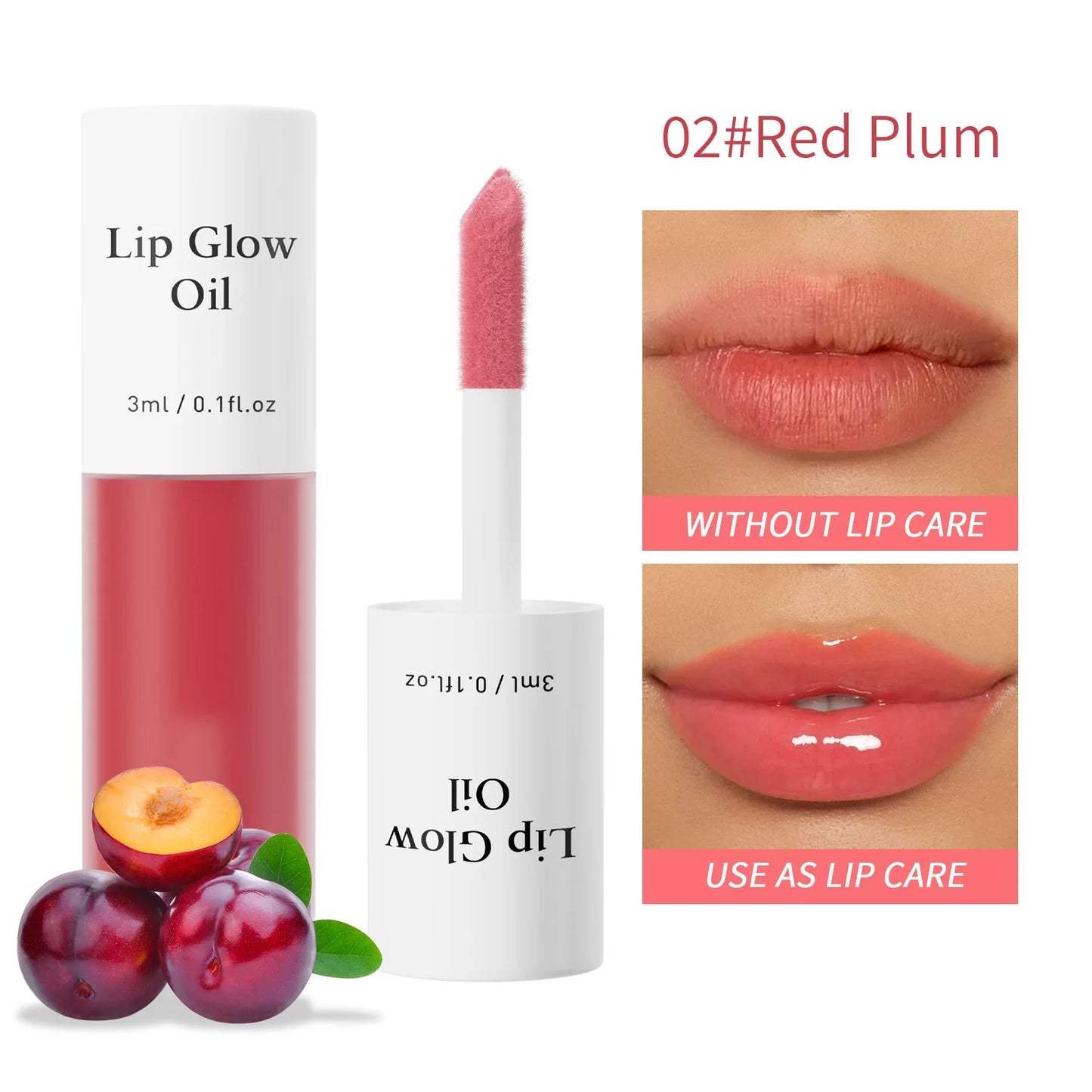 Moisturizing Lip Oil Gloss – Long-Lasting Jelly Tint for Shiny, Hydrated Lips