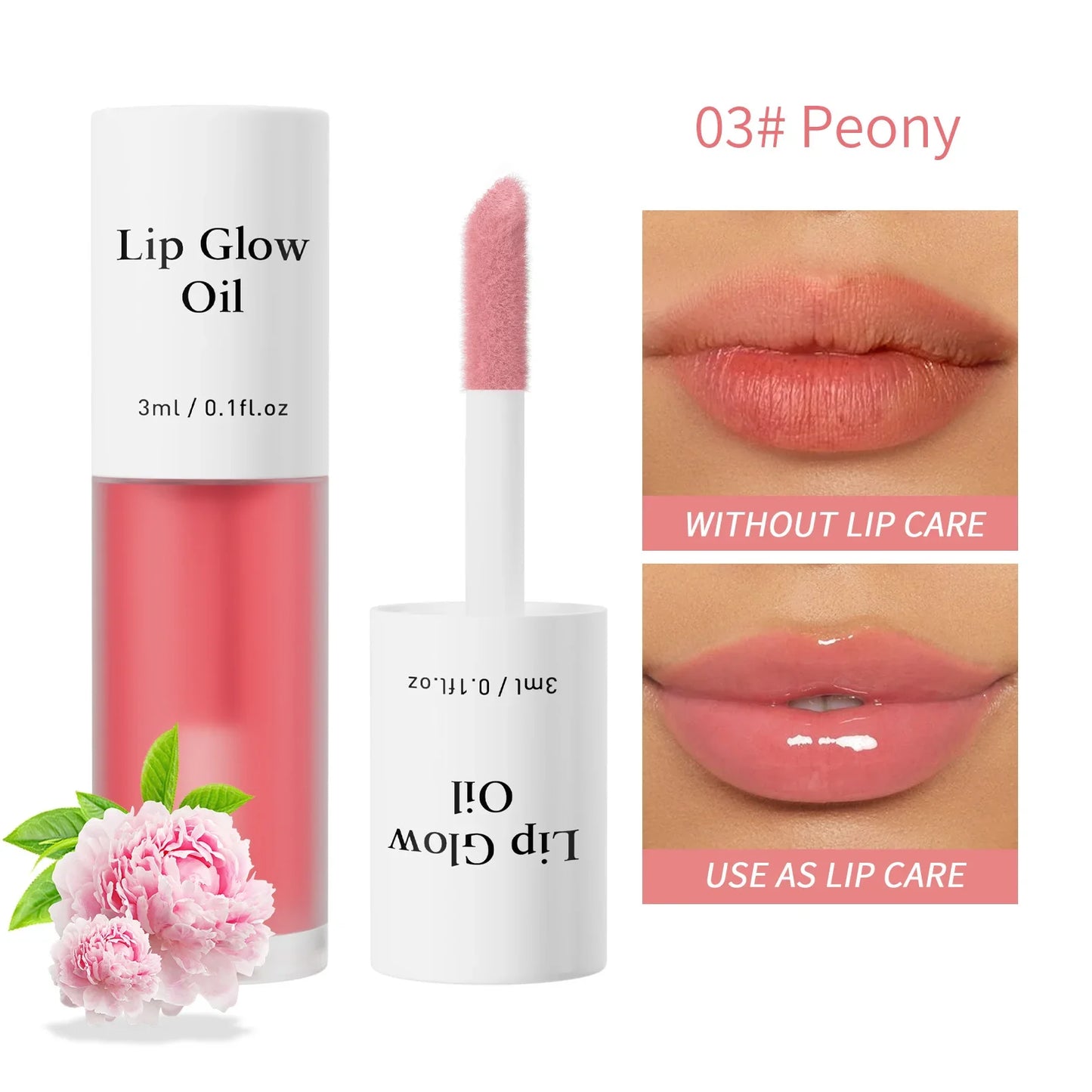 Moisturizing Lip Oil Gloss – Long-Lasting Jelly Tint for Shiny, Hydrated Lips