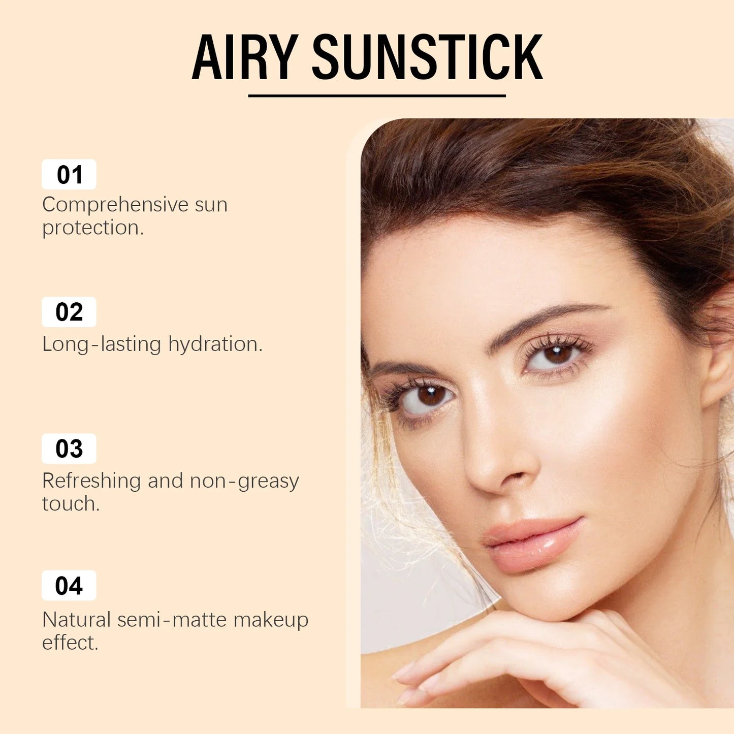 Sunscreen Stick for Face & Body – Non Greasy, Moisturizing Sunblock