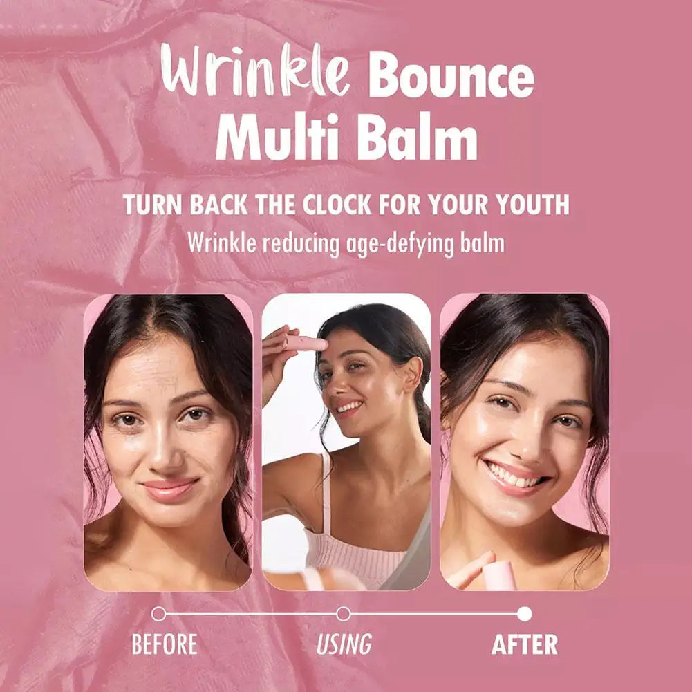 Wrinkle Bounce Moisturizing Stick – Hydrating Multi Balm for Fine Lines & Dull Skin