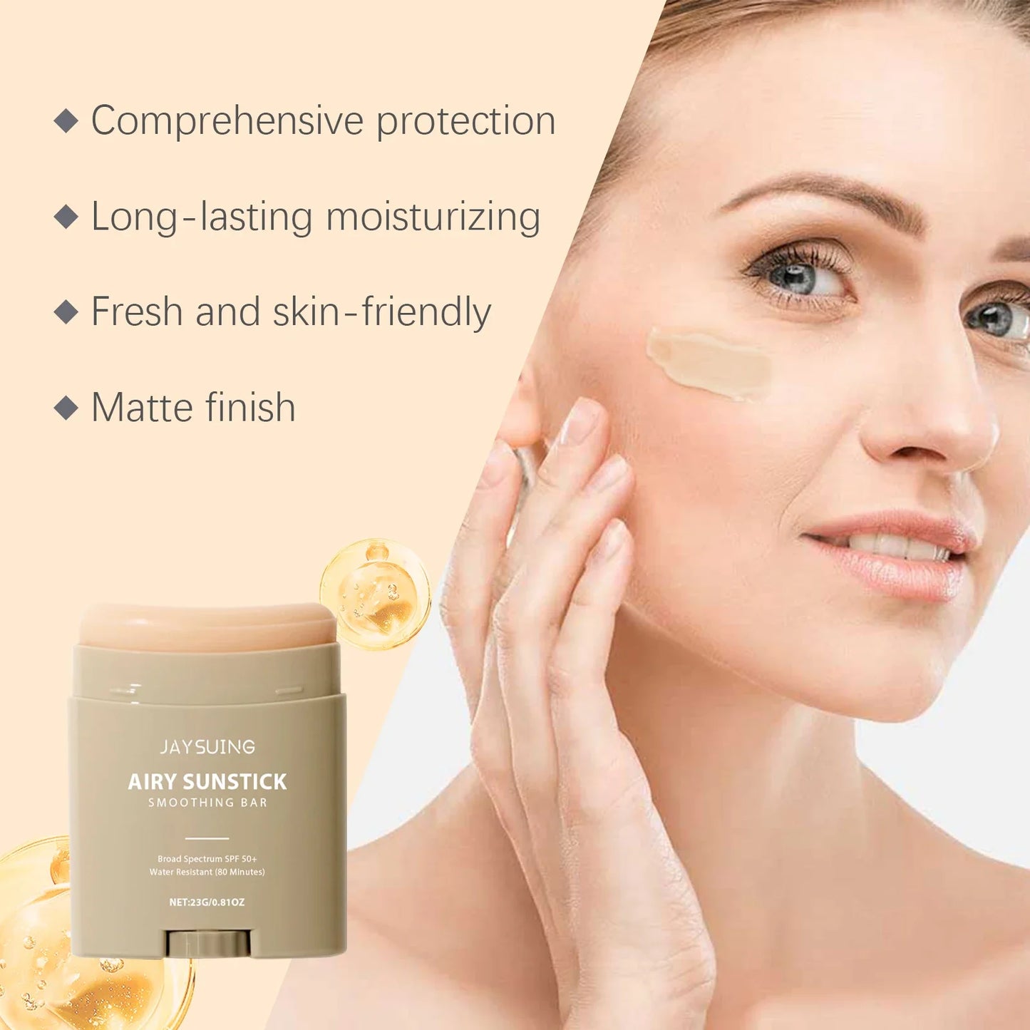 Sunscreen Stick for Face & Body – Non Greasy, Moisturizing Sunblock