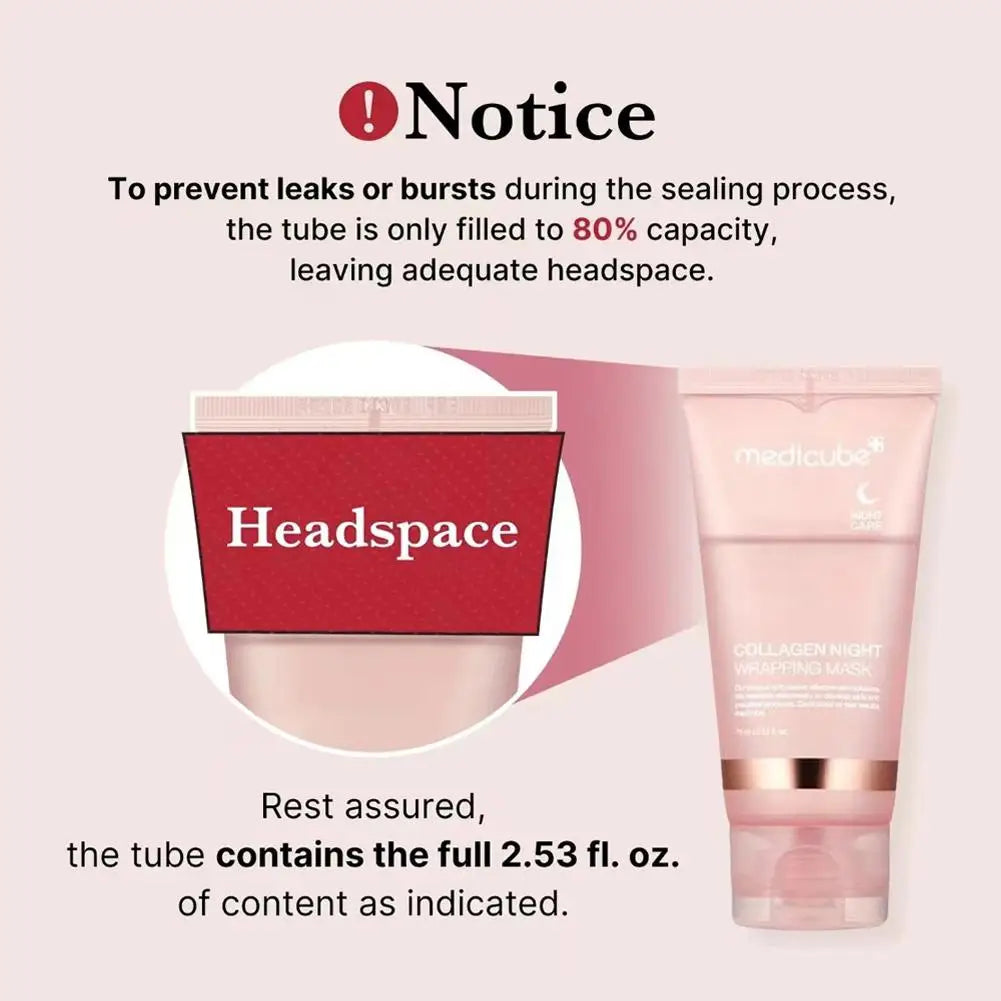 Collagen Overnight Peel-Off Mask 75ml – Deep Hydration Korean Night Cream