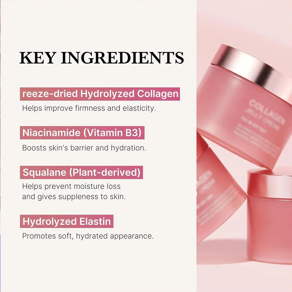 Hydrating Collagen Jelly Cream – Korean Glass Skin Moisturizer (110ml)