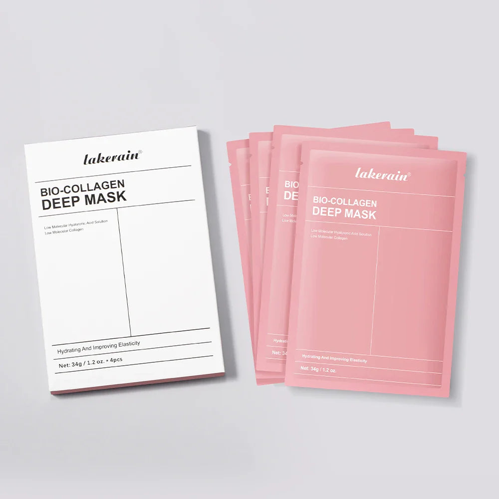 Real Deep Mask Collagen Hydrating Overnight Hydrogel Mask Elasticity Improvement Pore Minimizing