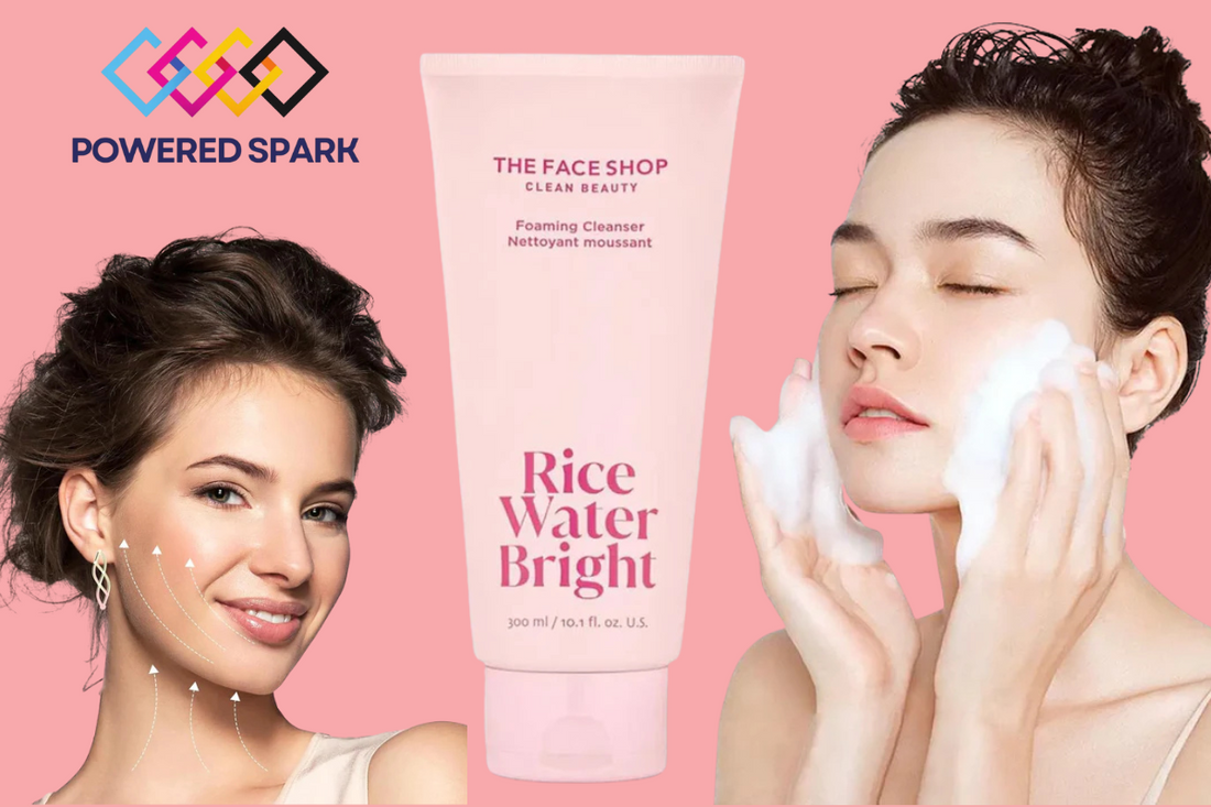 Rice Water Bright Face Cleanser | Rice Foaming Oil Control Face Cleanser