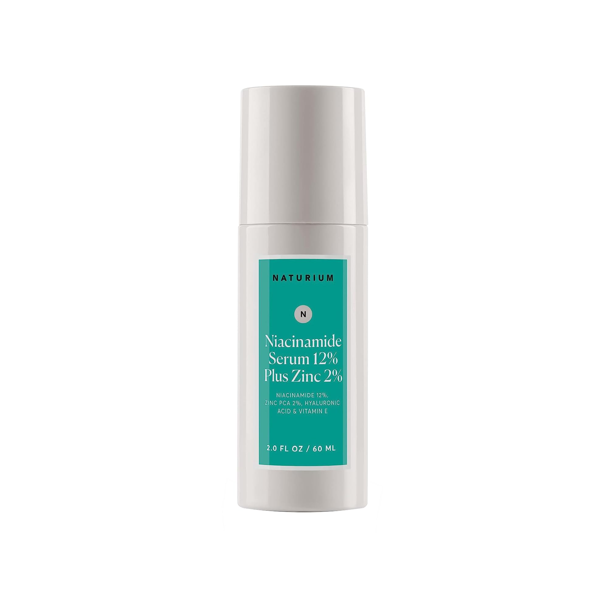 Naturium Niacinamide Face Serum 12% Plus Zinc 2%, Anti-Aging, Pore Minimizer & Dark Spot Corrector with Hyaluronic Acid & Vitamin E, Vegan & Cruelty-Free, 1 oz