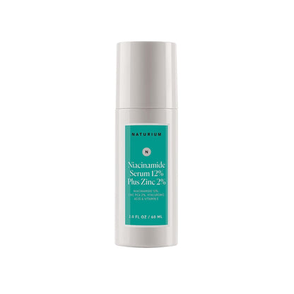 Naturium Niacinamide Face Serum 12% Plus Zinc 2%, Anti-Aging, Pore Minimizer & Dark Spot Corrector with Hyaluronic Acid & Vitamin E, Vegan & Cruelty-Free, 1 oz