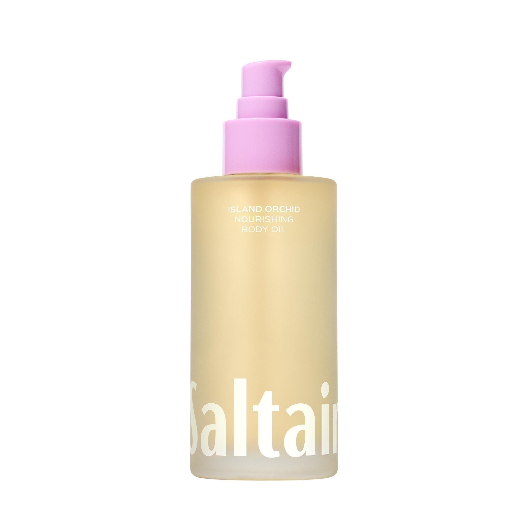 Saltair Body Oil. Luxurious Pink Beach After Shower and Bath Oil Moisturizer for Women. Botanical, Non-Greasy, and Well-Absorbing Lotion for Hydrating Dry Skin. 4oz Pump Bottle