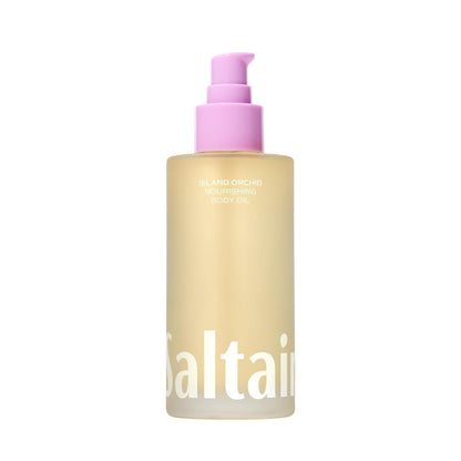 Saltair Body Oil. Luxurious Pink Beach After Shower and Bath Oil Moisturizer for Women. Botanical, Non-Greasy, and Well-Absorbing Lotion for Hydrating Dry Skin. 4oz Pump Bottle