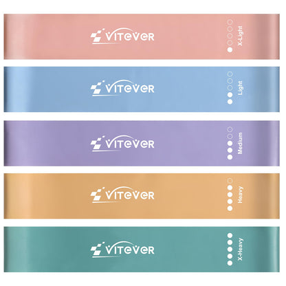 Booty Bands Set, Resistance Bands for Working Out, Exercise Bands for Women and Men Legs and Butt, Stretch Bands for Pilates, Yoga Starter Set