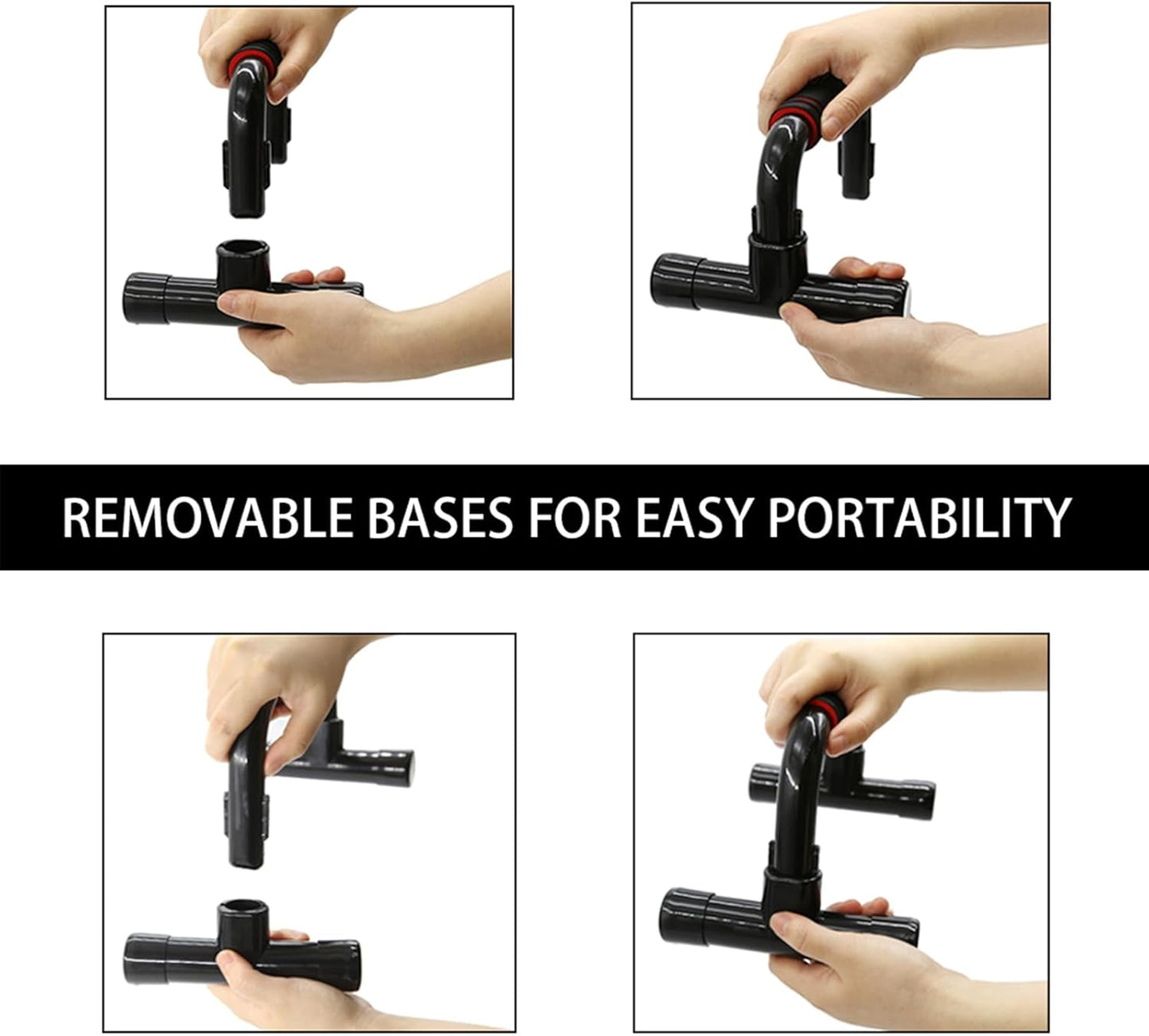 Push Up Bars Strength Training - Workout Stands With Ergonomic Push-up Bracket Board with Non-Slip Sturdy Structure Portable for Home Fitness Training, Push Up Stands Handle for Floor Workouts