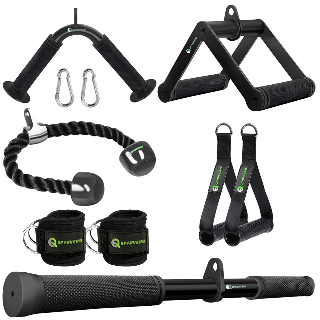Cable Machine Attachment Set LAT Pulldown Attachments Weight Machine Accessories for Home Gym