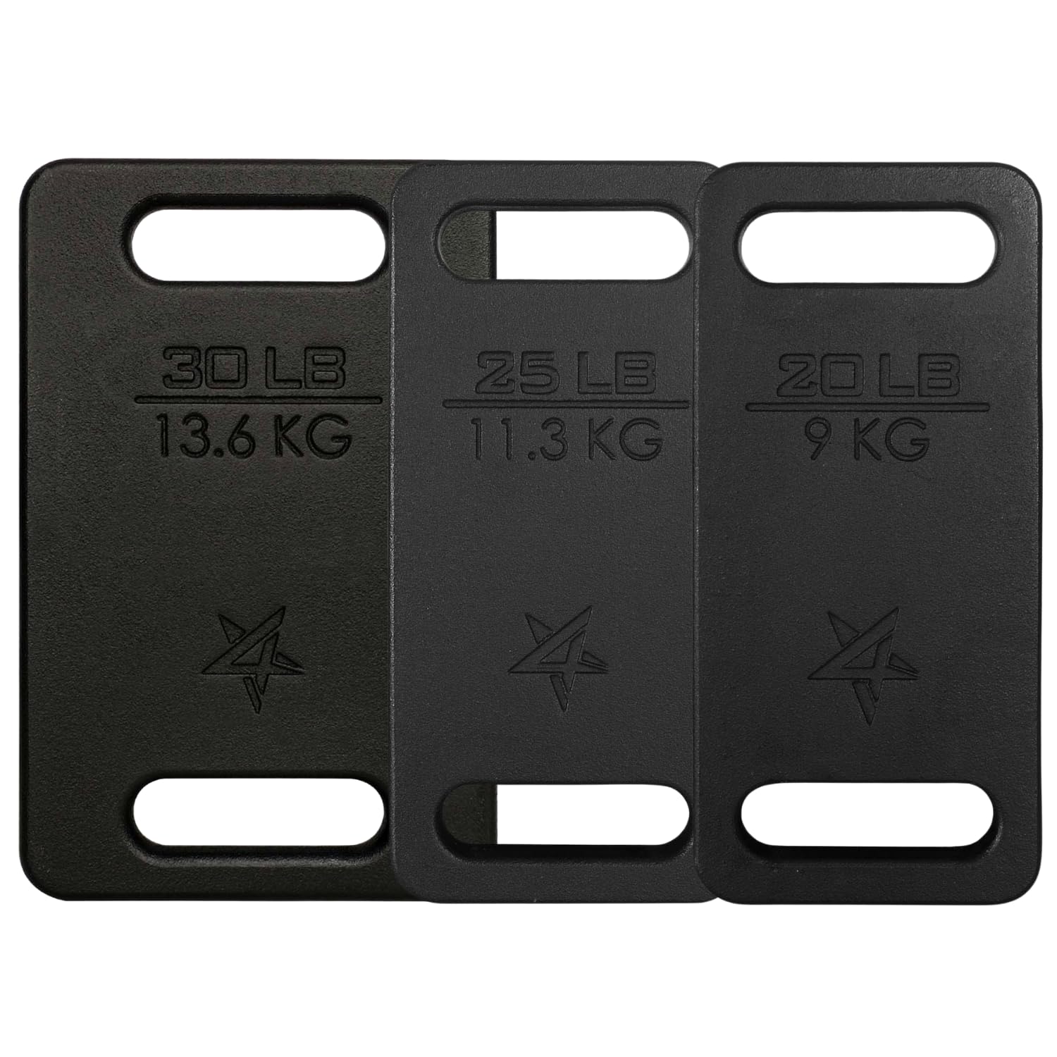 Yes4All Cast Iron Ruck Weight, Weighted Plate for Rucking, Swings, Squat, Strength Training - Multiple Weights: 10LB to 45LB