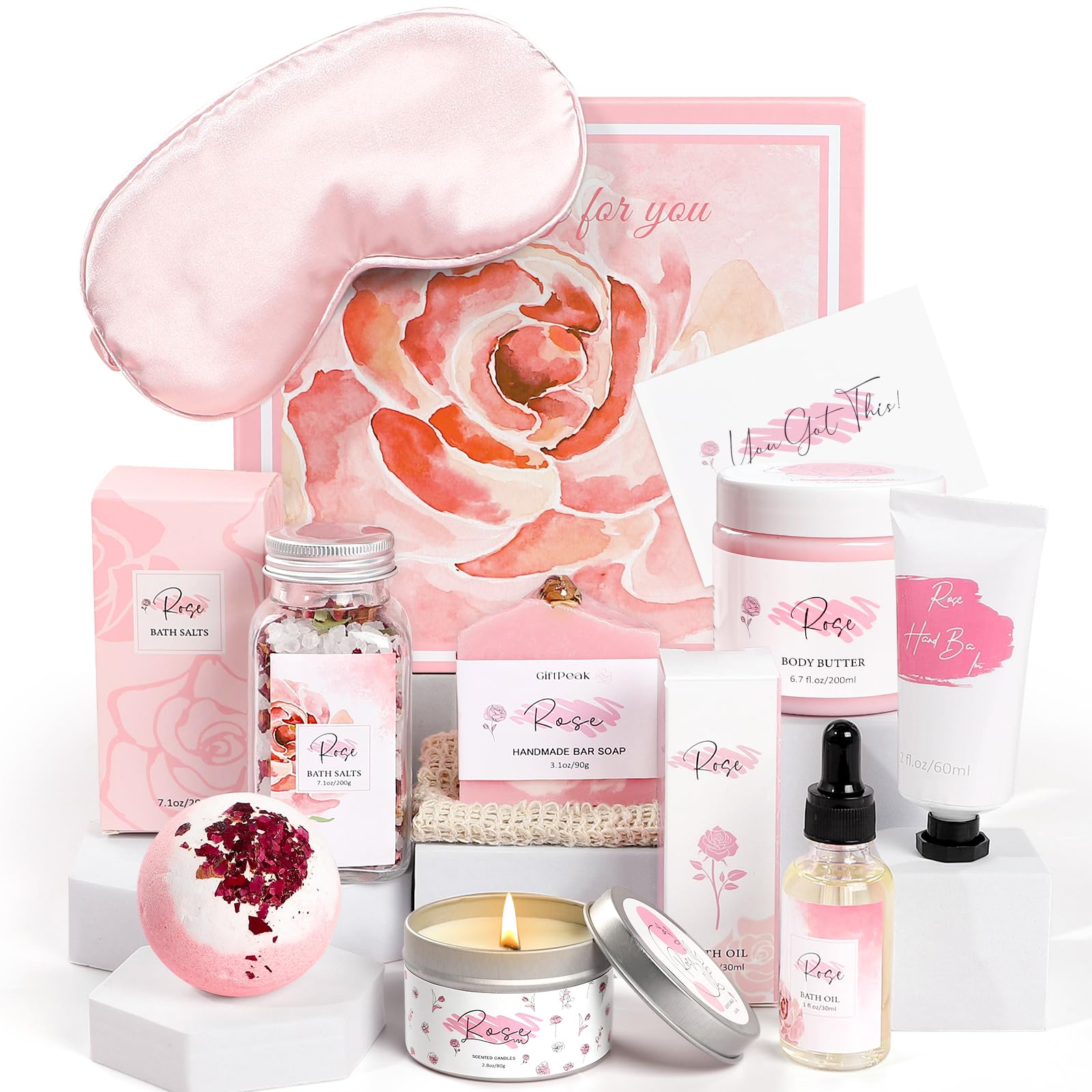 Lavender Spa Gifts Set, 11 Pcs Bath Gift Set for Women, Relaxing Spa Gifts, Bath Spa Gift Basket for Women, Self Care Gifts, Care Package, Home Spa Products, Birthday Gifts for Women, Lavender Gifts