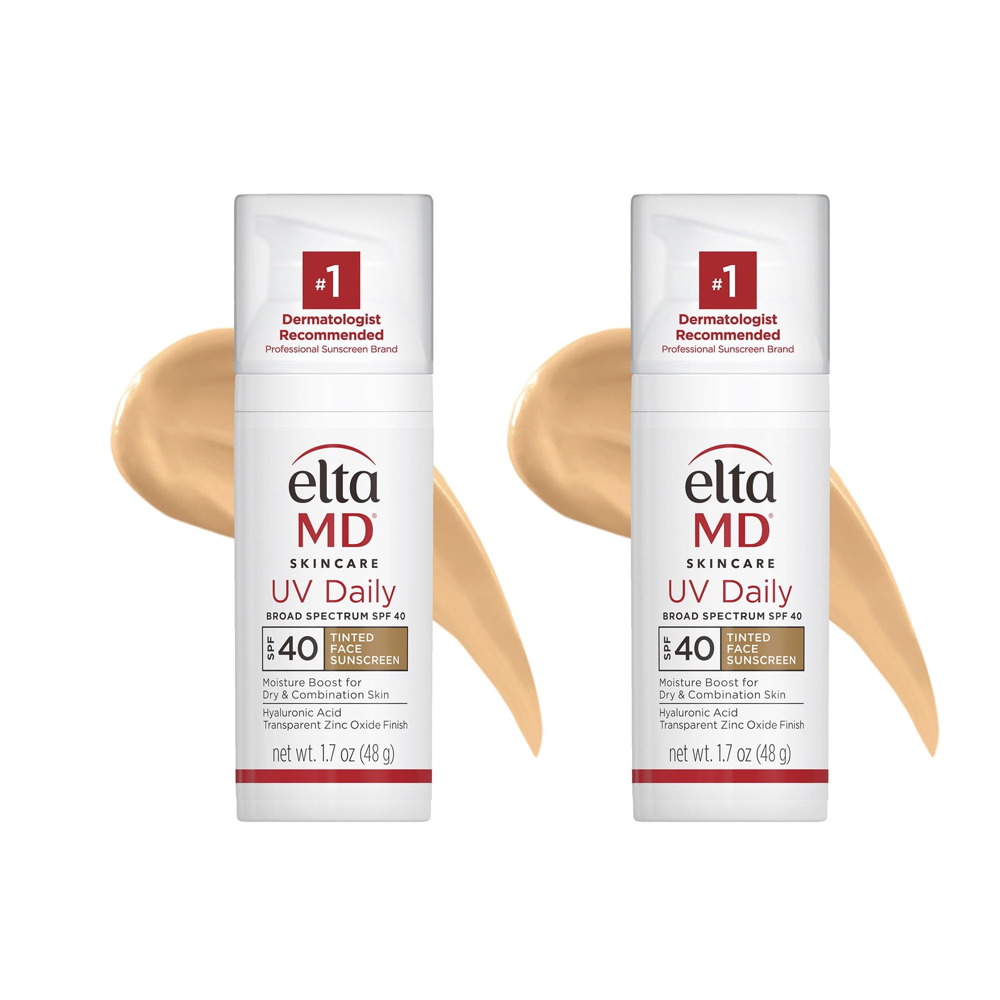 EltaMD UV Daily SPF 40 Tinted Face Sunscreen Moisturizer, Tinted Moisturizer for Face with SPF, Great for Dry, Combination, and Normal Skin