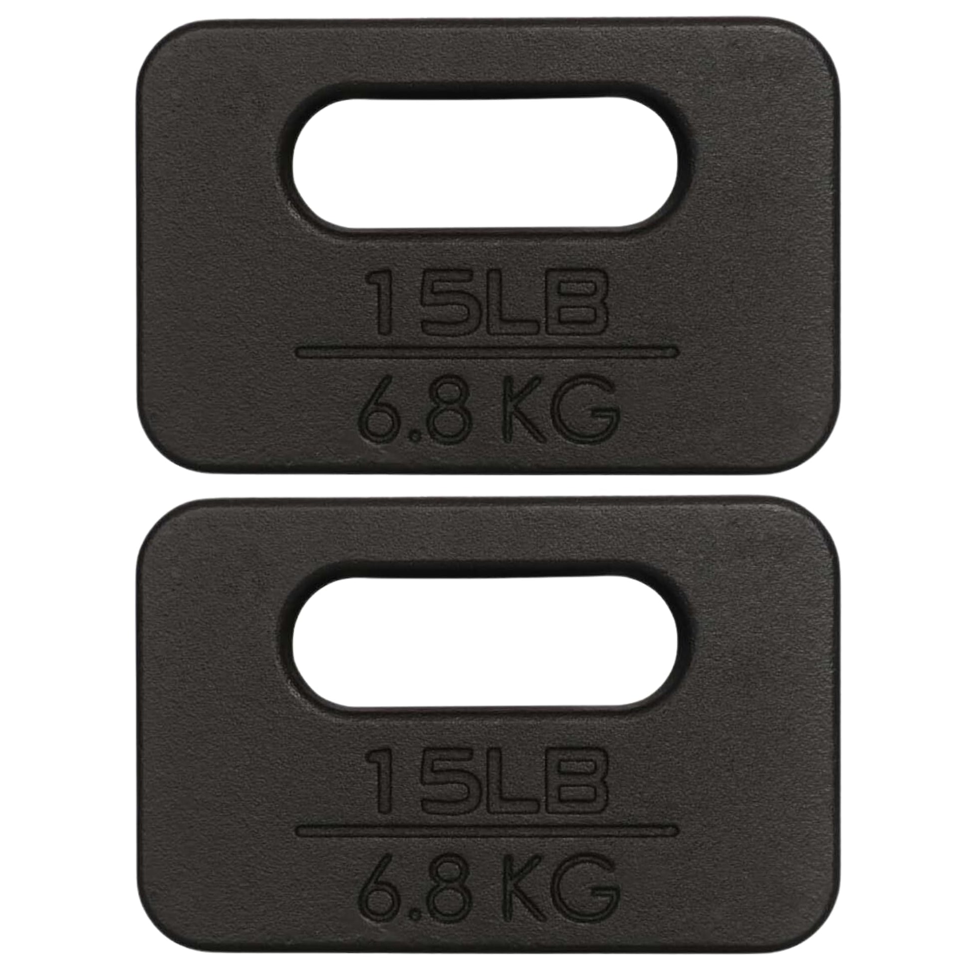 Yes4All Cast Iron Ruck Weight, Weighted Plate for Rucking, Swings, Squat, Strength Training - Multiple Weights: 10LB to 45LB