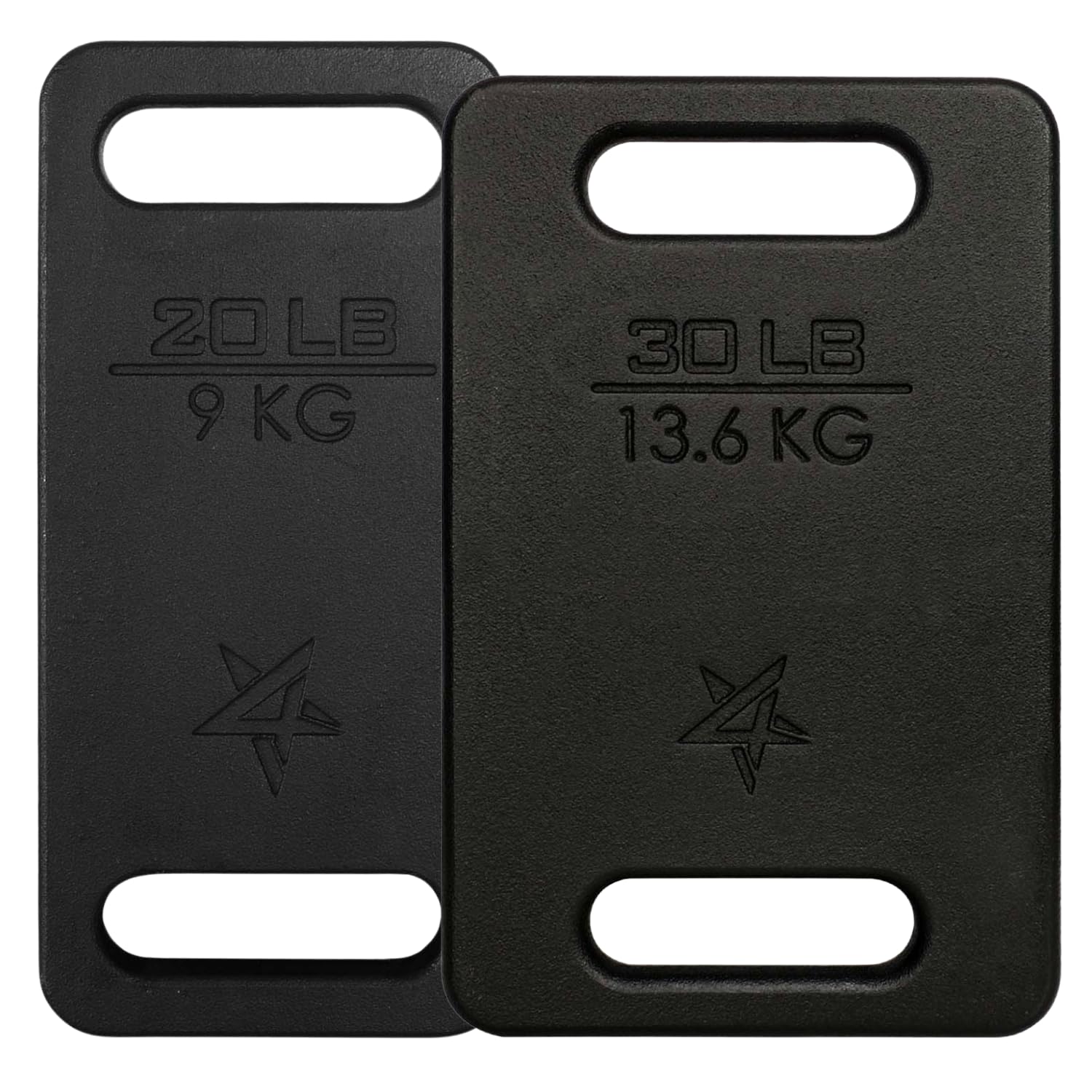 Yes4All Cast Iron Ruck Weight, Weighted Plate for Rucking, Swings, Squat, Strength Training - Multiple Weights: 10LB to 45LB