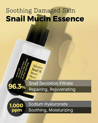 Advanced Snail 96 Mucin Power Essence 100– Deep Moisturizing for Face
