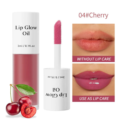 Moisturizing Lip Oil Gloss – Long-Lasting Jelly Tint for Shiny, Hydrated Lips