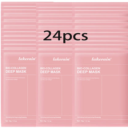 Real Deep Mask Collagen Hydrating Overnight Hydrogel Mask Elasticity Improvement  Pore Minimizing